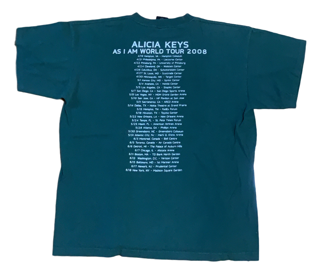 Vintage Alicia Keys Tour Tee (2008) - XL – Southampton Studios
