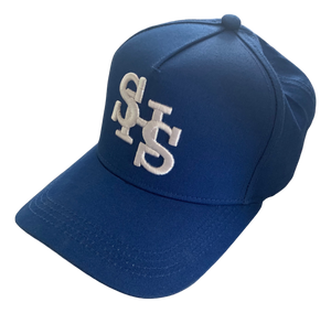 Monogram Baseball Cap - Blue