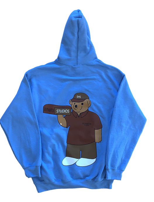 Bear Hoodie - Light Blue