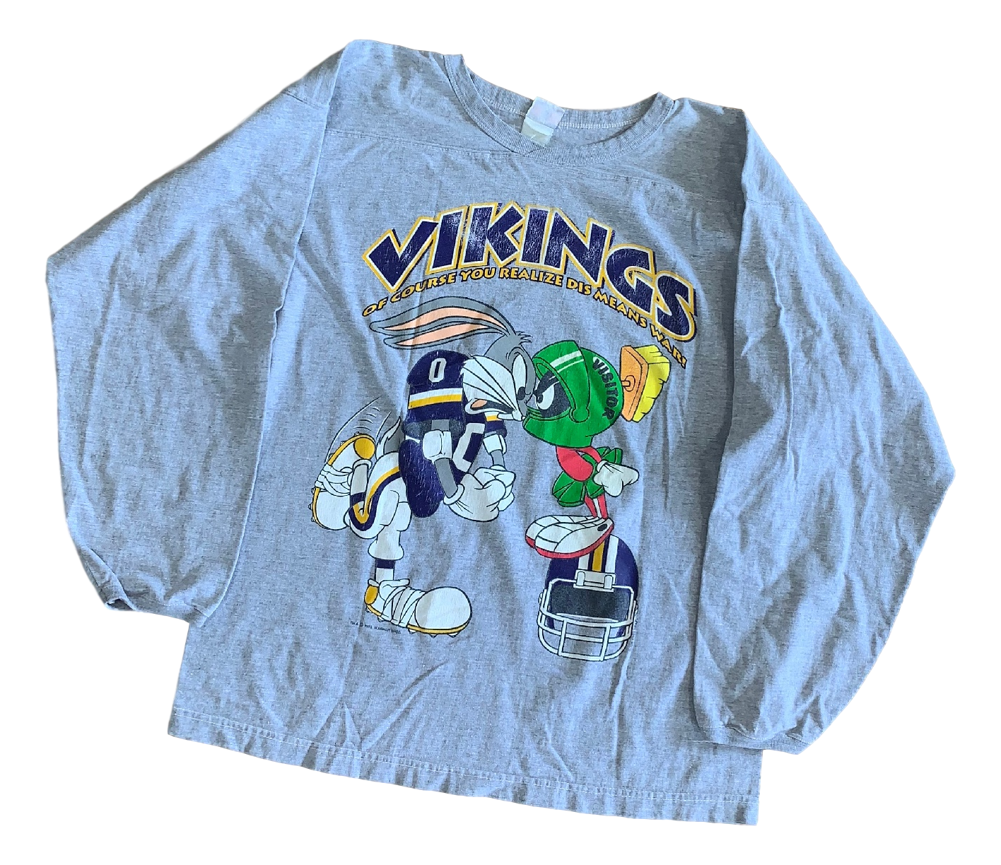 Vintage Minnesota Vikings Long Sleeve - Large