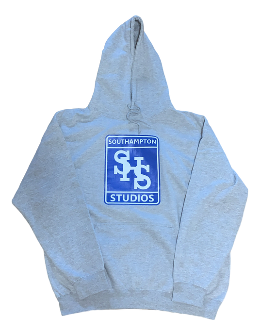 Stamp Logo Hoodie - Grey