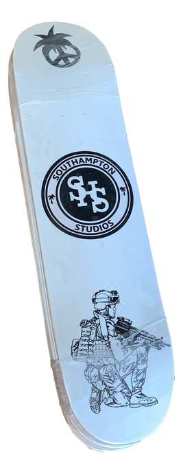 World Peace Skate Deck - White