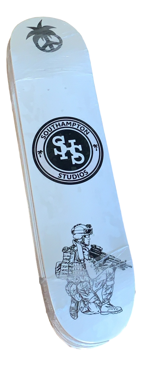 World Peace Skate Deck - White