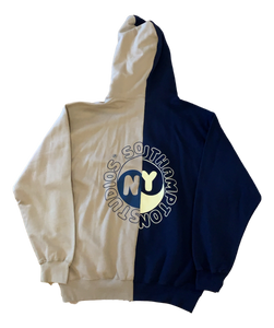 "Peace" Split Hoodie Hoodie - Large