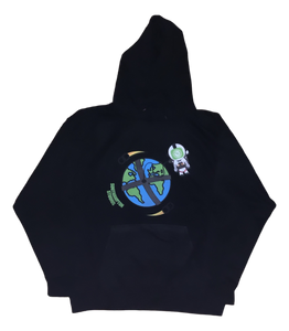 Ball Attachment Hoodie - Black