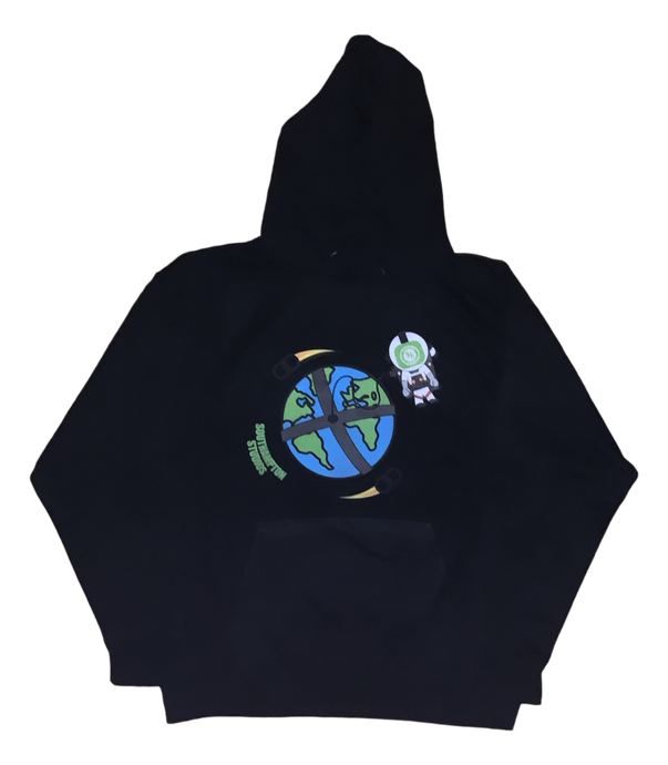 Ball Attachment Hoodie - Black