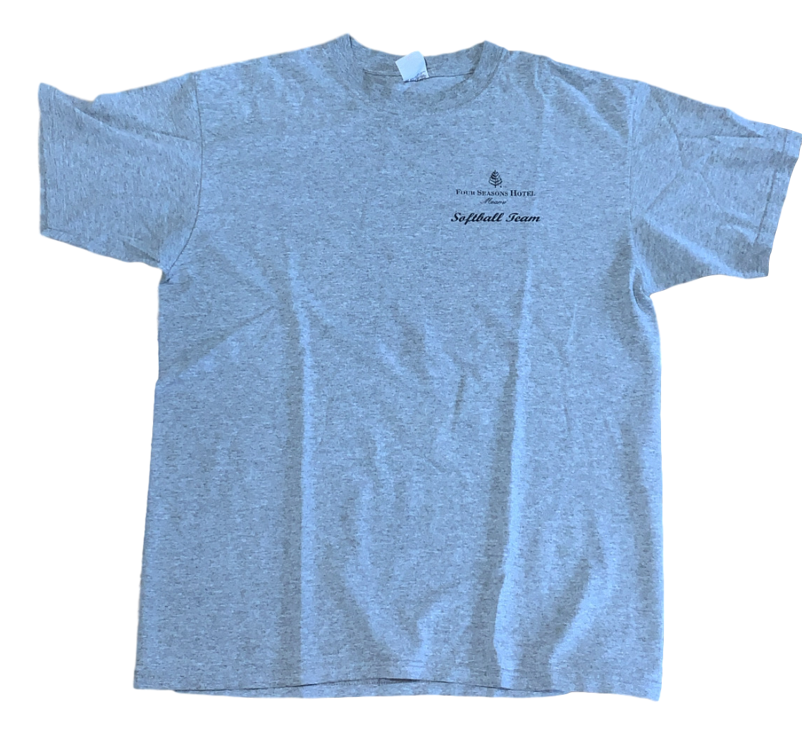 Vintage Four Seasons Hotel Softball Team Tee - Large