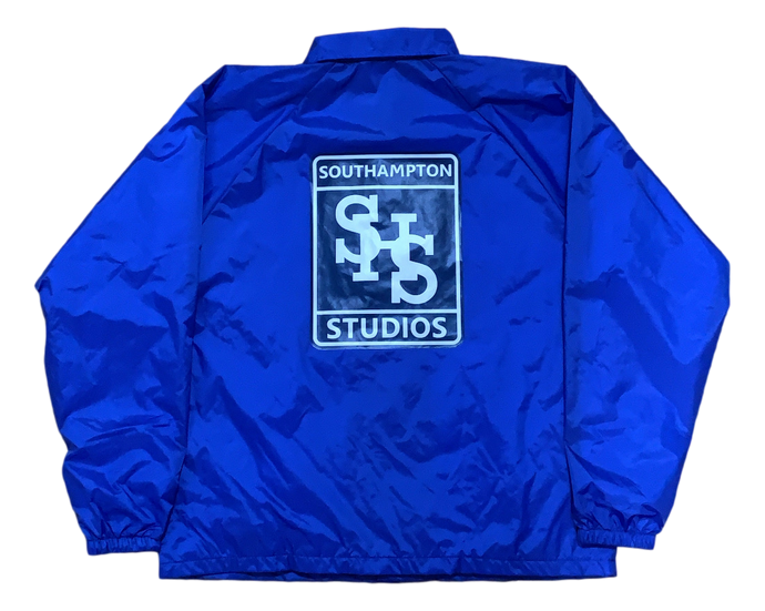 Stamp Logo Windbreaker - Blue