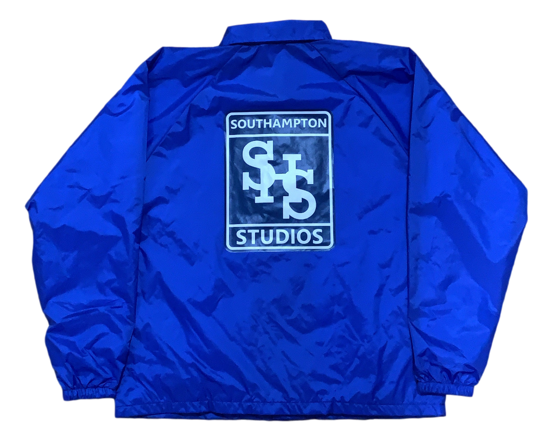 Stamp Logo Windbreaker - Blue