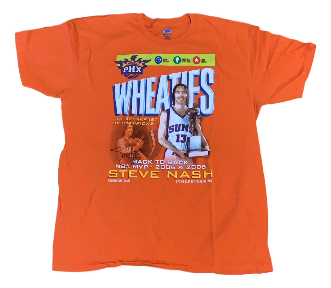 Vintage Steve Nash Wheaties Tee