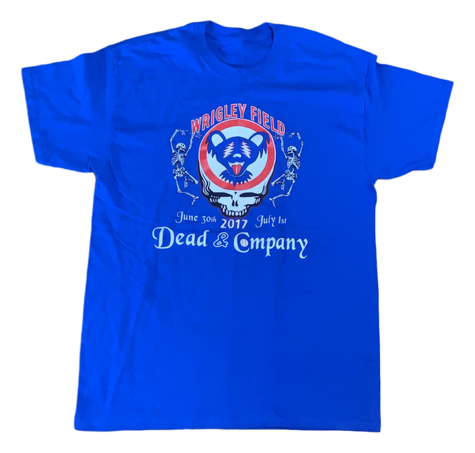 Vintage Grateful Dead Tee (2017 Wrigley Field) - Large