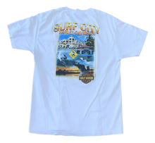 Vintage Harley Davidson Pocket Tee (Surf City)