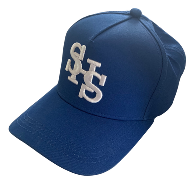 Monogram Baseball Cap - Blue