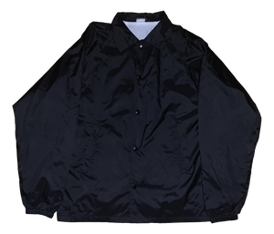 Stamp Logo Windbreaker - Black