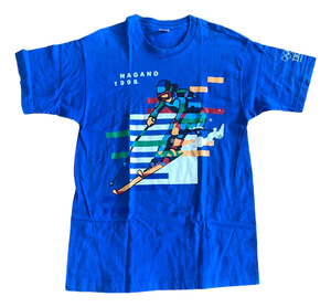 Vintage Olympic Ski Tee (1998) - Large