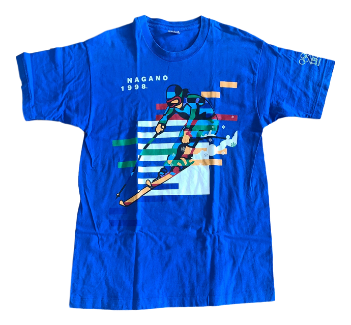 Vintage Olympic Ski Tee (1998) - Large