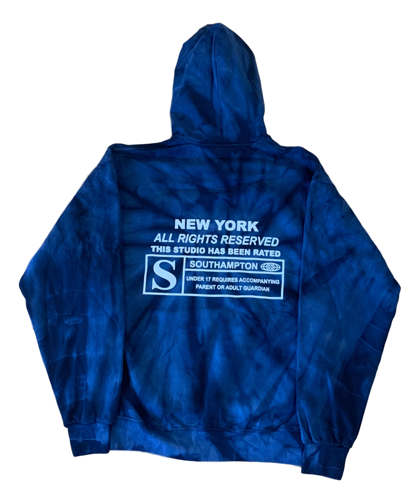 Rated S Tie-Dye Hoodie (Deep Ocean)