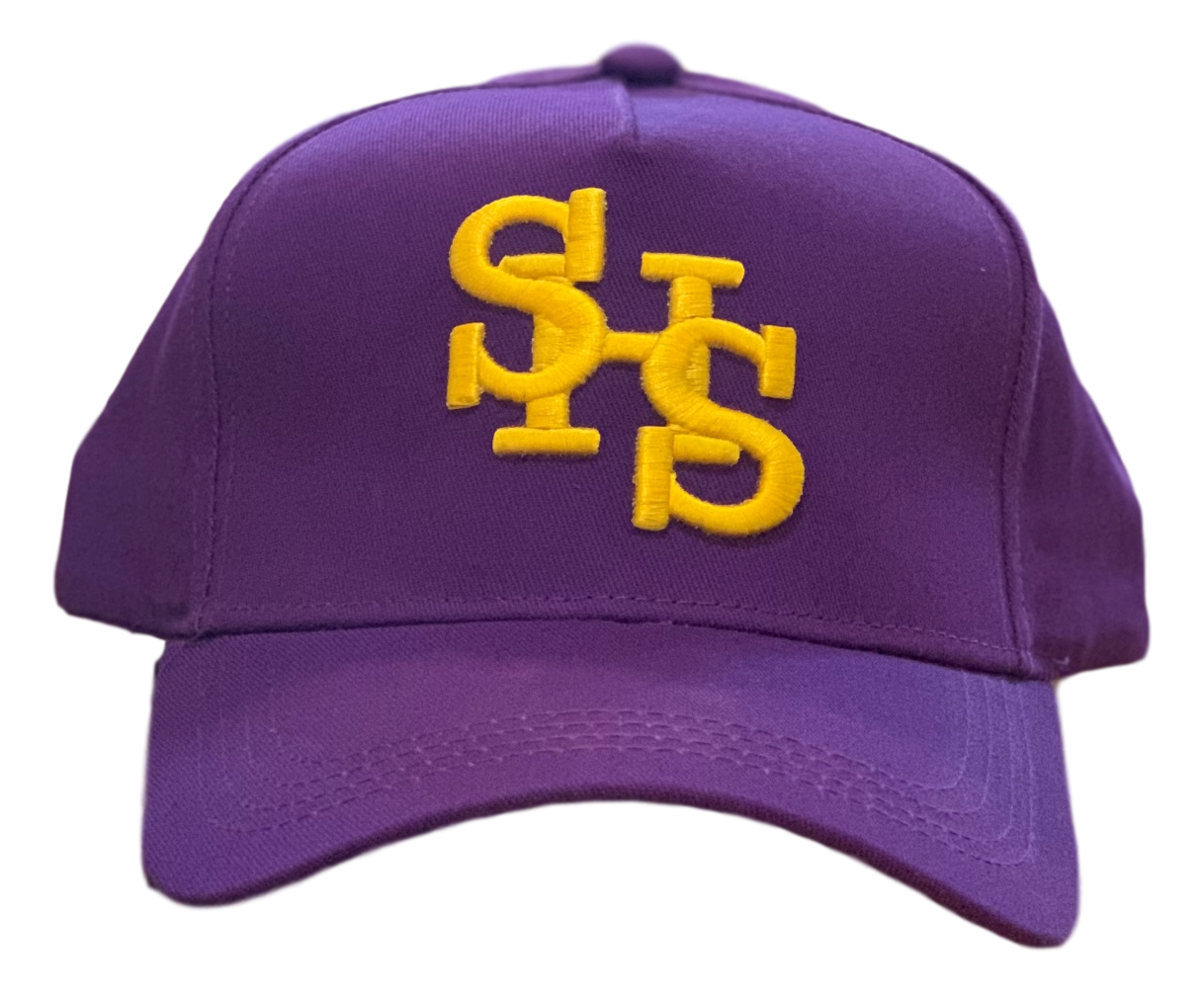 Monogram Baseball Cap - Purple