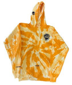 Tie Dye Basketball Hoodie - Yellow