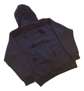Distressed Studio Hoodie - Brown