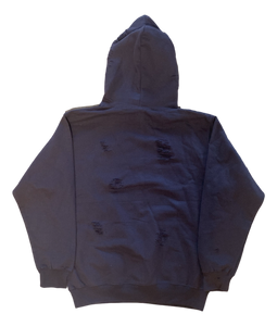 Distressed Studio Hoodie - Brown