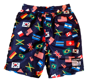 Beach Shorts - Global Print