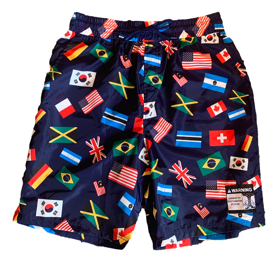 Beach Shorts - Global Print