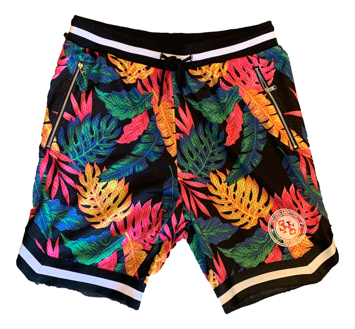 Tropical Mesh Shorts - Black