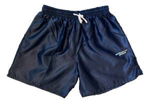 Satin Beach Short - Navy