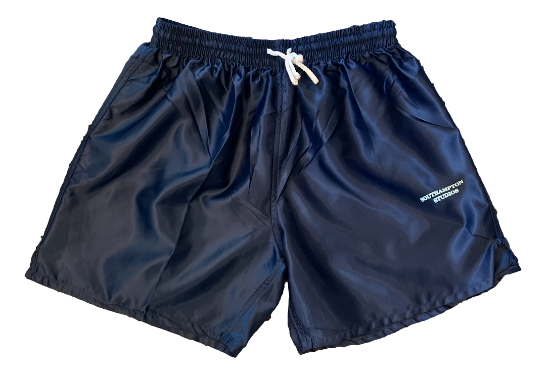 Satin Beach Short - Navy