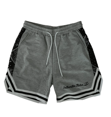 LLC Shorts - Grey Paisley