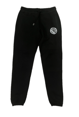Monogram Logo Sweatpants - Black / Silver