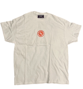 Monogram Logo Tee - White / Orange