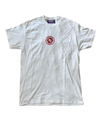 Monogram Logo Tee - White / Red