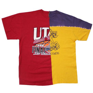 Utah Utes / Los Angeles Lakers Split T-Shirt