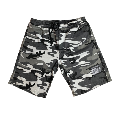 Snow Camo Warning Sweatshorts